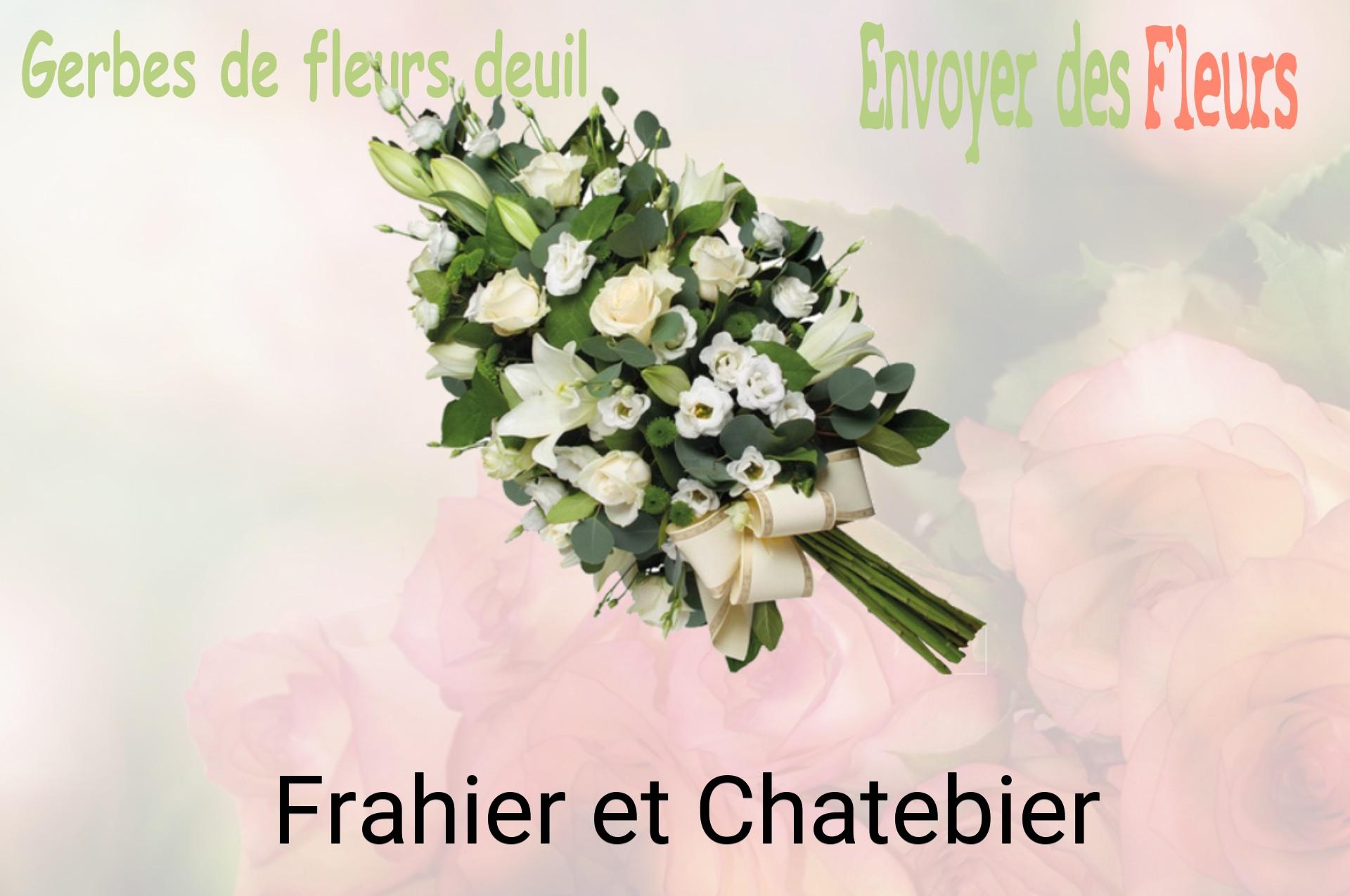Gerbe de fleurs de deuil livrée à Frahier-et-Chatebier